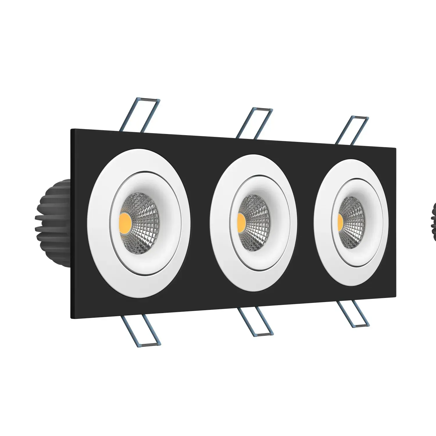 Точечный светильник Ledron LH07SB-R SQ3 Black-White 30W 3000K DIM TRIAC — черный