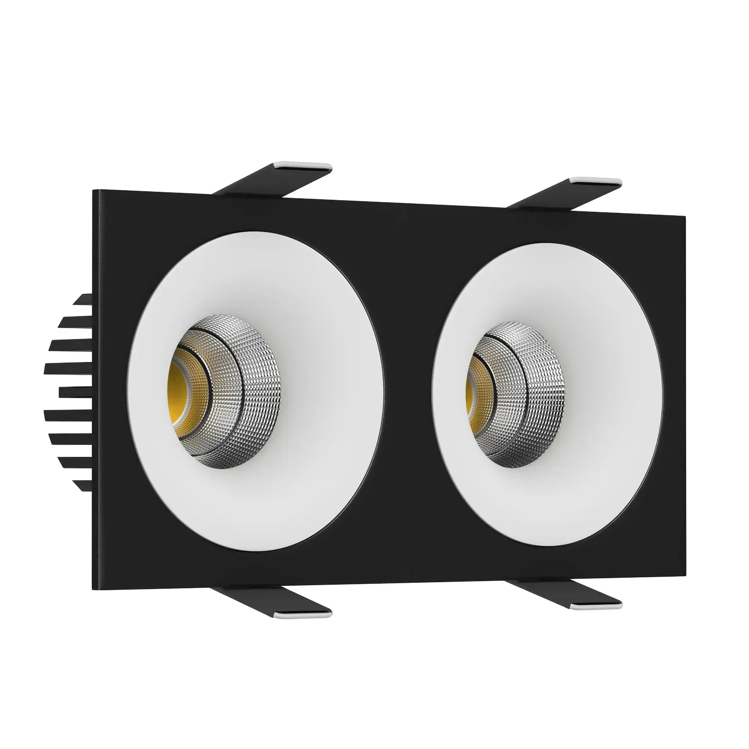 Точечный светильник Ledron LOFT SQ2 Black-White — черный