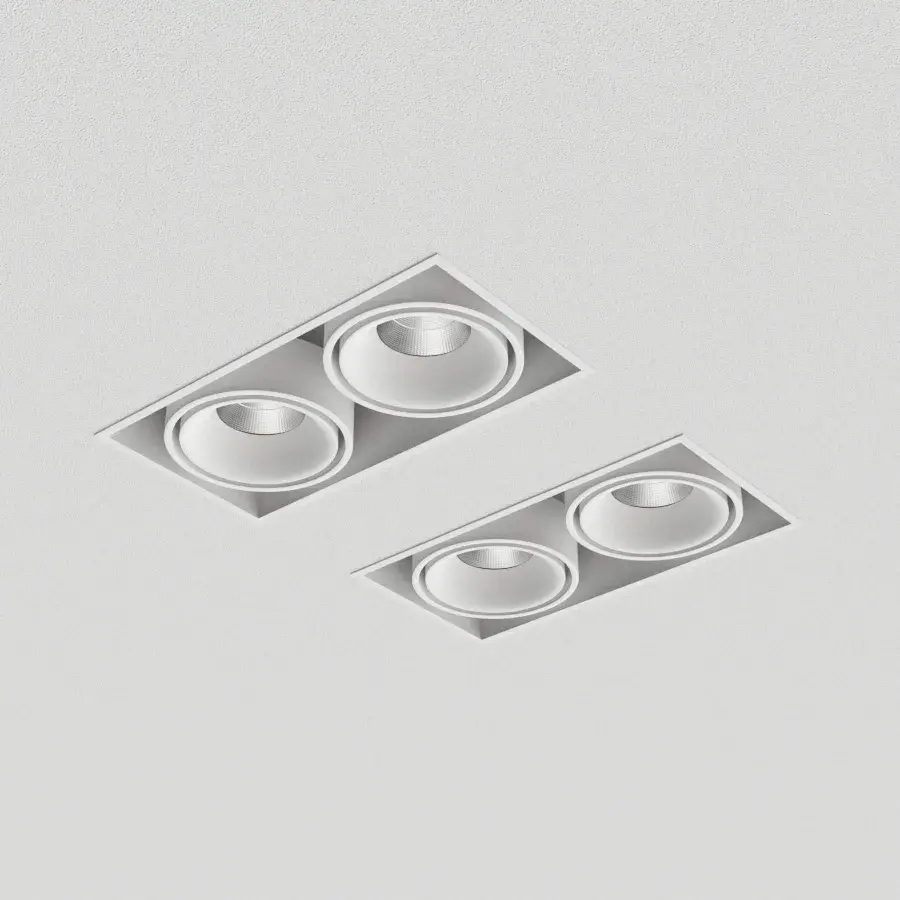 Точечный светильник Ledron NORDEL 2 White (Triac) — белый, ракурс 2