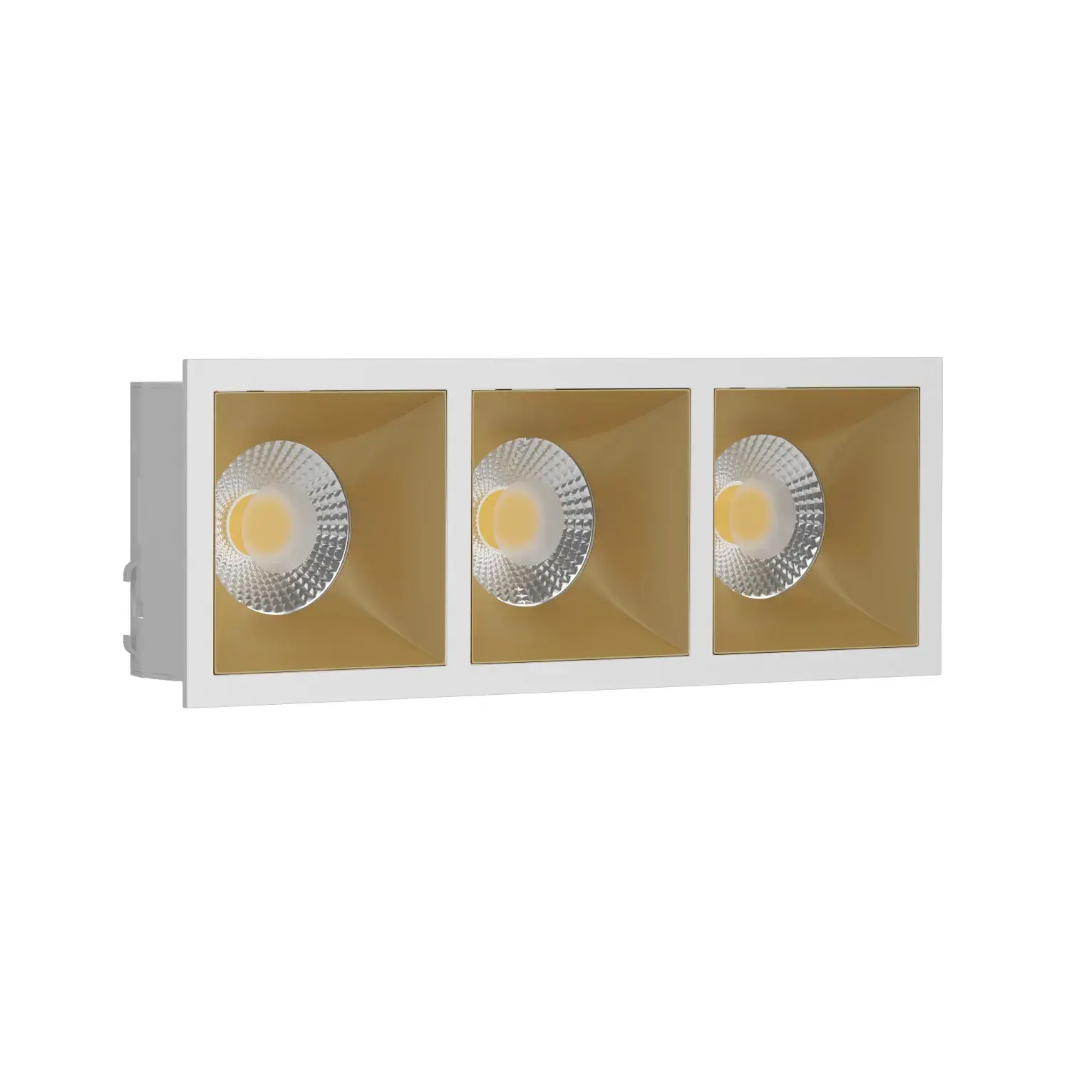Точечный светильник Ledron RISE KIT3 White-Gold — белый