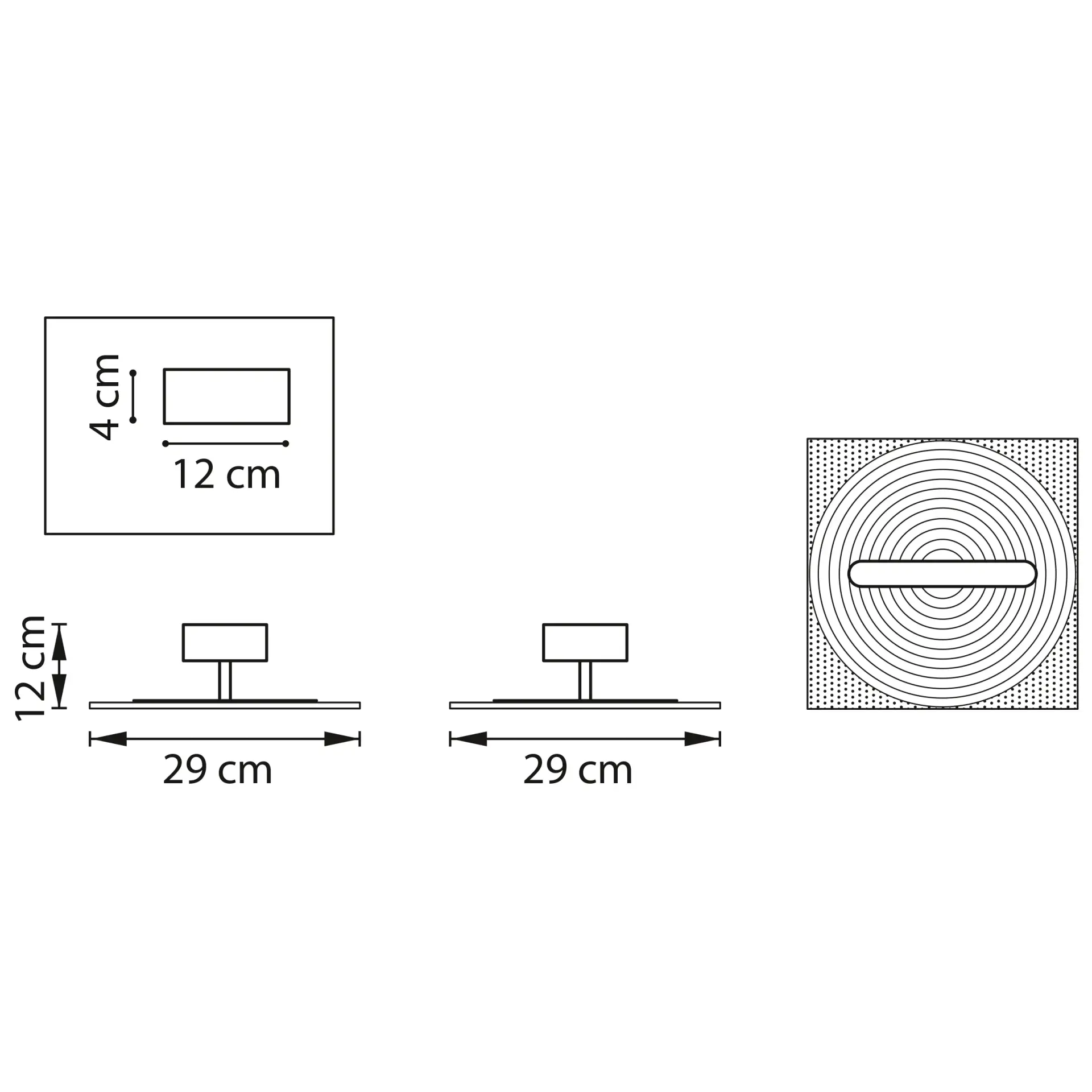 Люстра Lightstar 738043 ACRILE — золотой