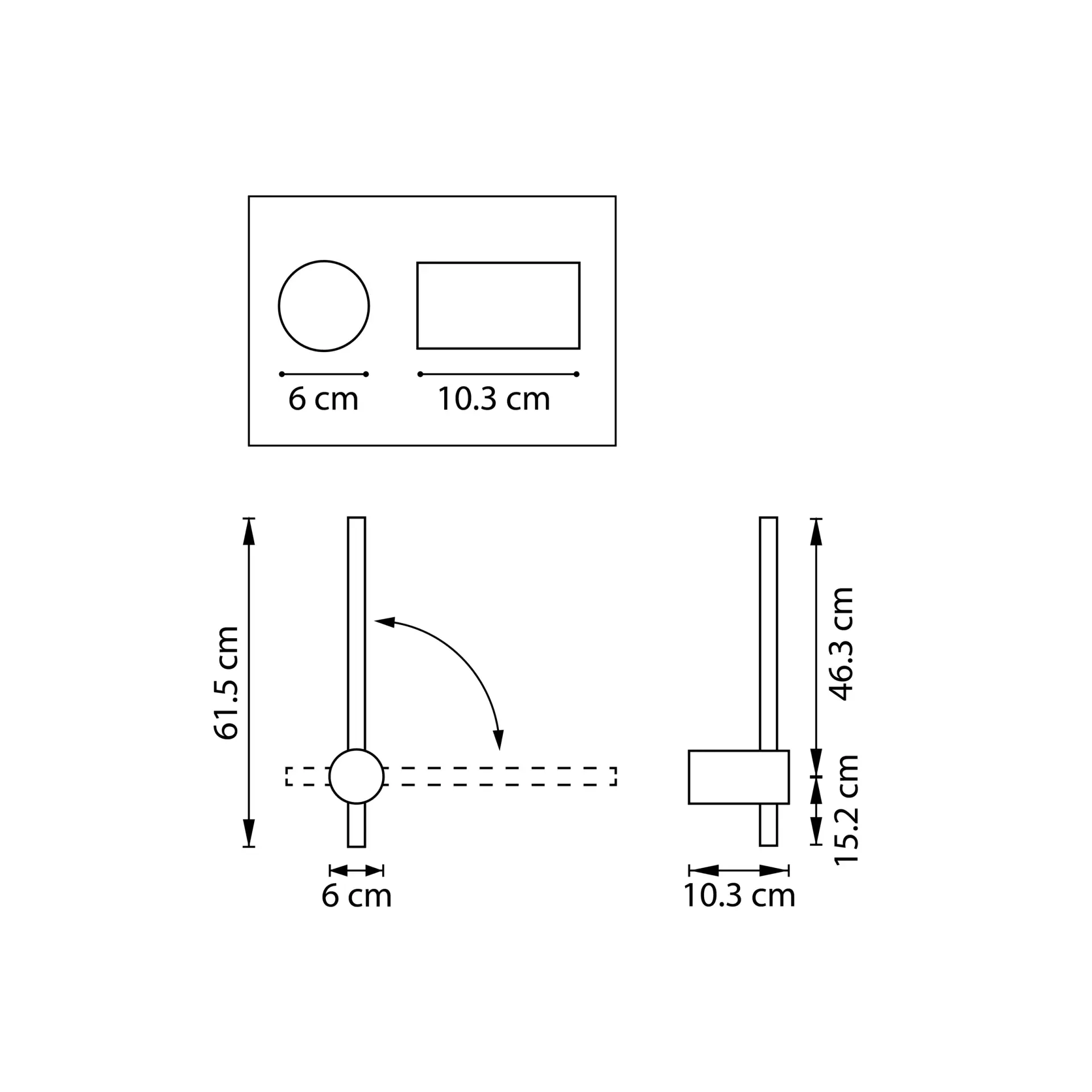 Бра Lightstar 748533 TUBO — золотой