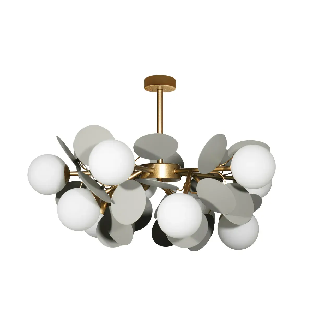 Люстра Loft IT 10008/10 Grey MATISSE — золотой