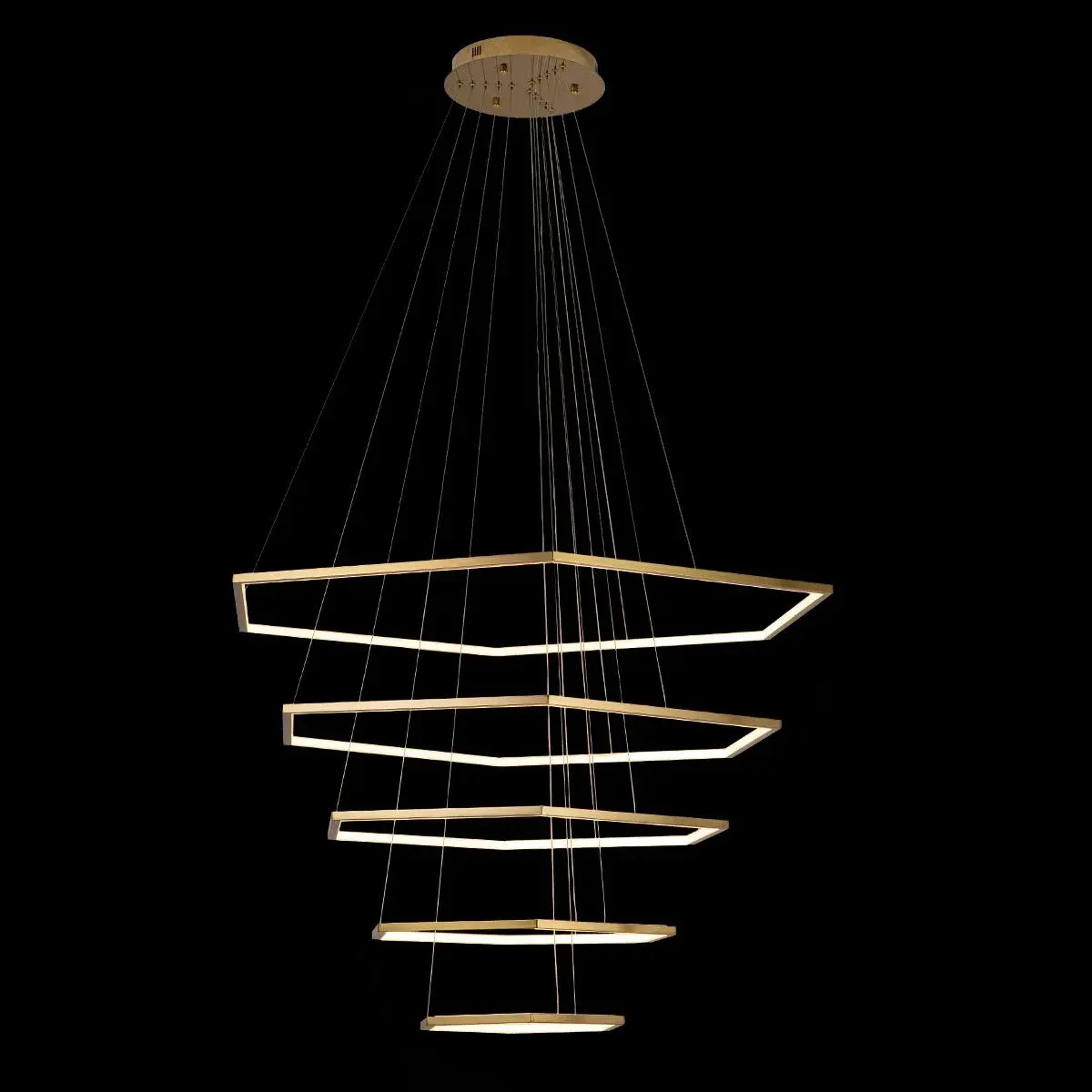 Светильник Loft IT 10016/5 RING — золотой, ракурс 2