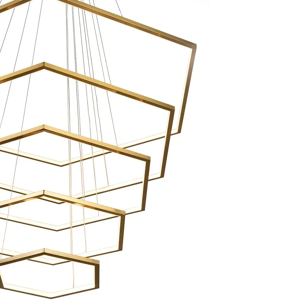 Светильник Loft IT 10016/5 RING — золотой, ракурс 3