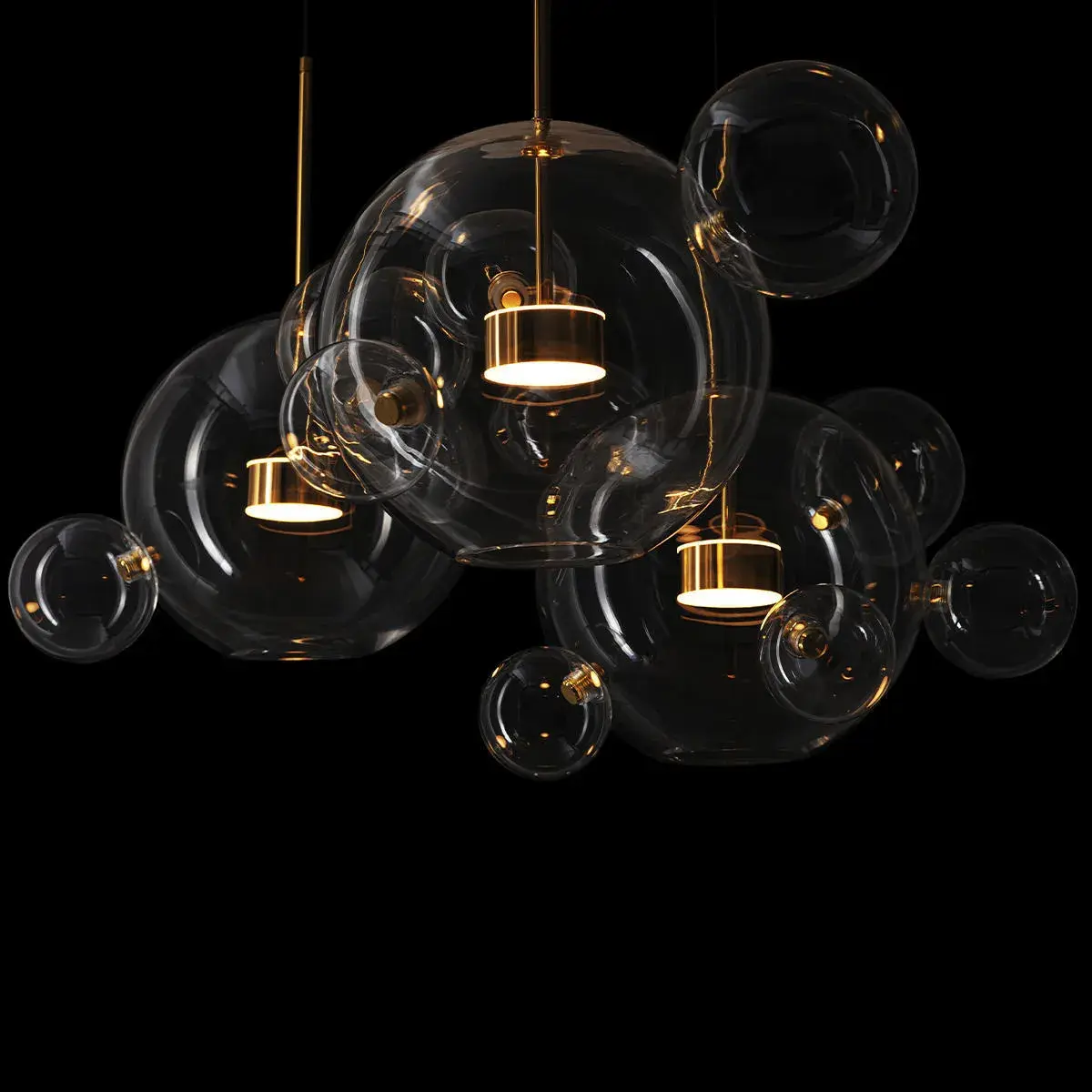 Светильник Loft IT 2027-S3 BOLLE — белый, ракурс 2