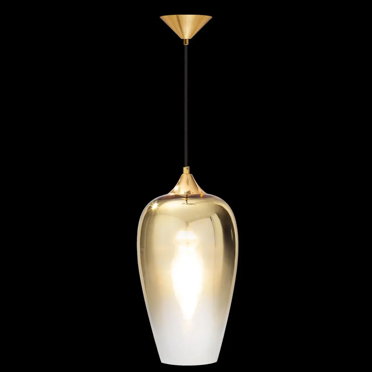 Светильник Loft IT LOFT2021-B FADE PENDANT LIGHT — золотой, ракурс 2
