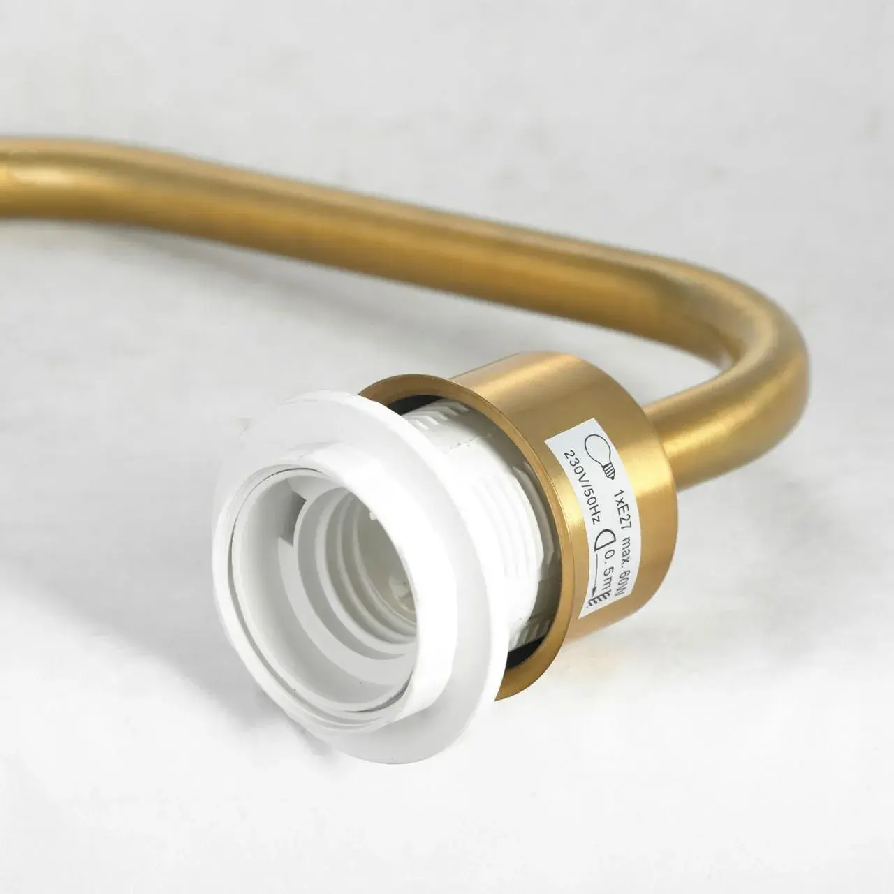 Торшер Lussole LSP-0574 ЙОКОН — золотой, ракурс 2