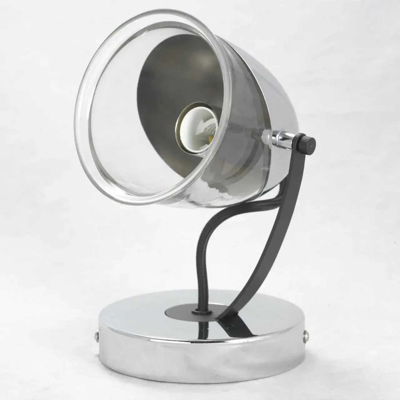 Спот Lussole LSP-8423 АНТЕЛОП — хром, ракурс 2