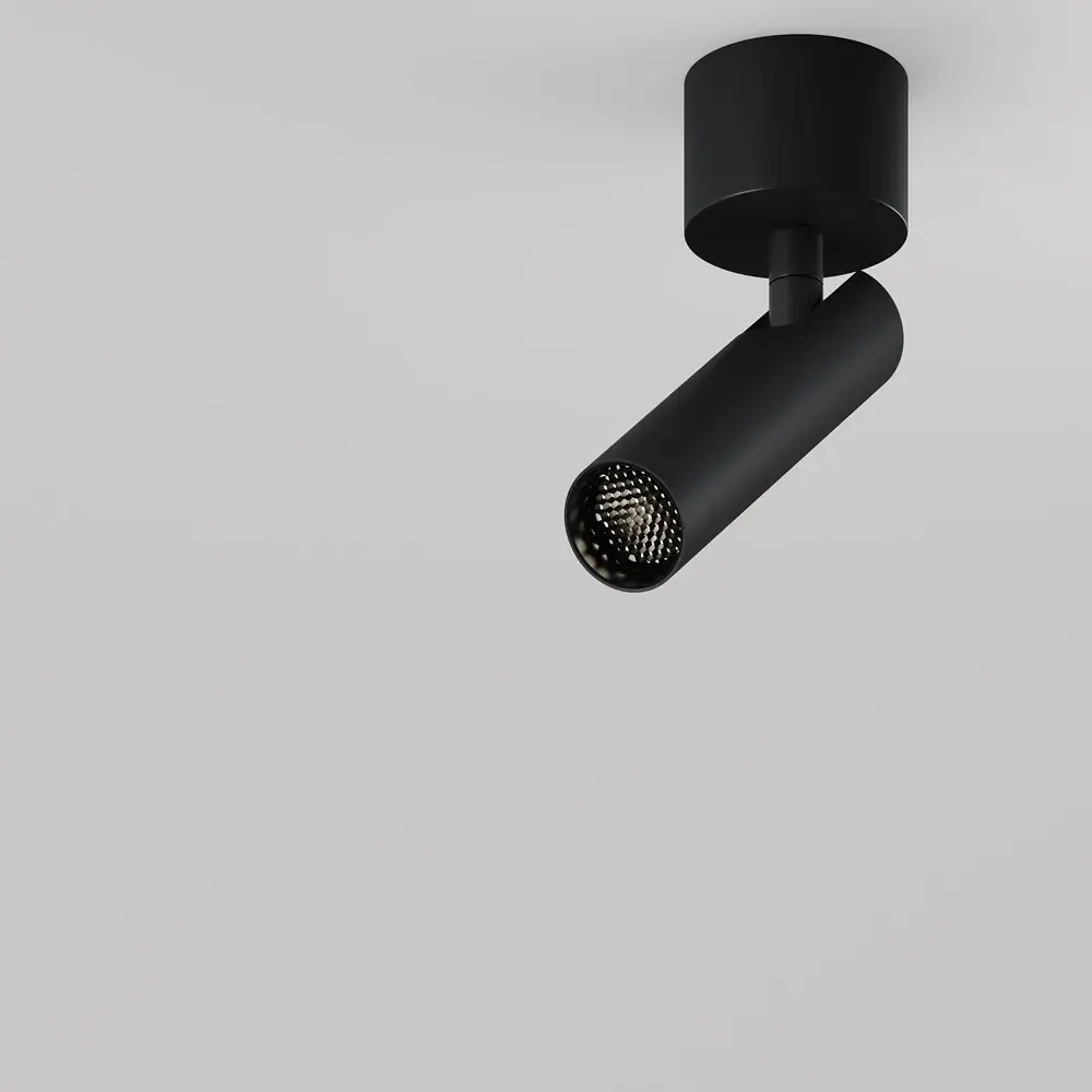 Накладной точечный светильник Maytoni FOCUS T — черный, ракурс 5