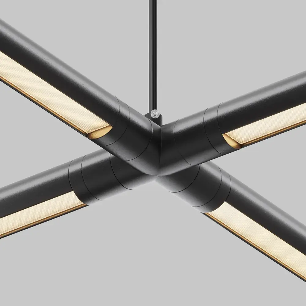 Ввод питания Maytoni ACCESSORIES FOR SYSTEM SHELF — модульные, черный, ракурс 3