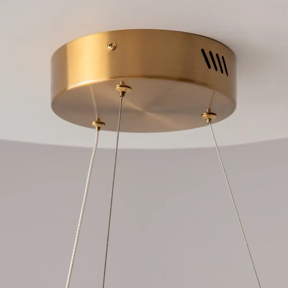 Подвесной светильник Maytoni SATURNO — латунь, ракурс 8