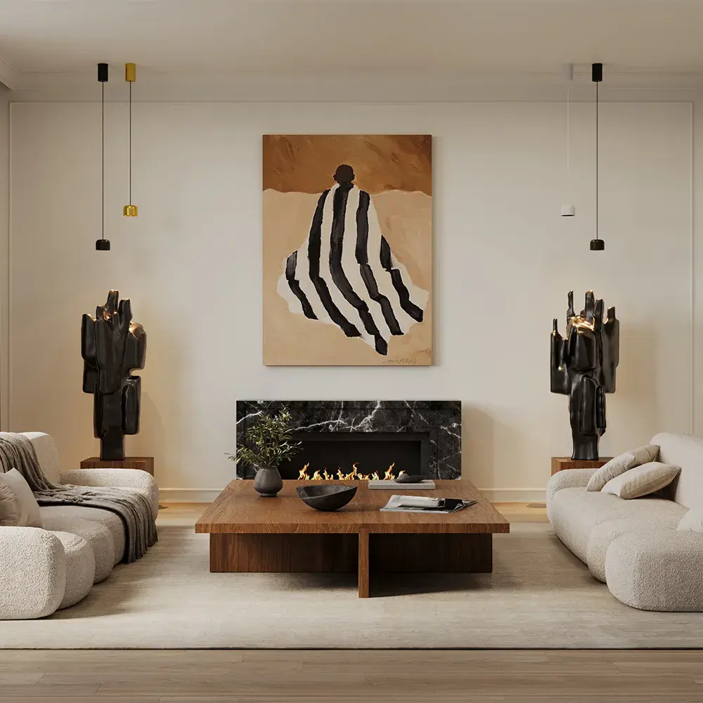 Подвесной светильник Maytoni COMFY — латунь, ракурс 4