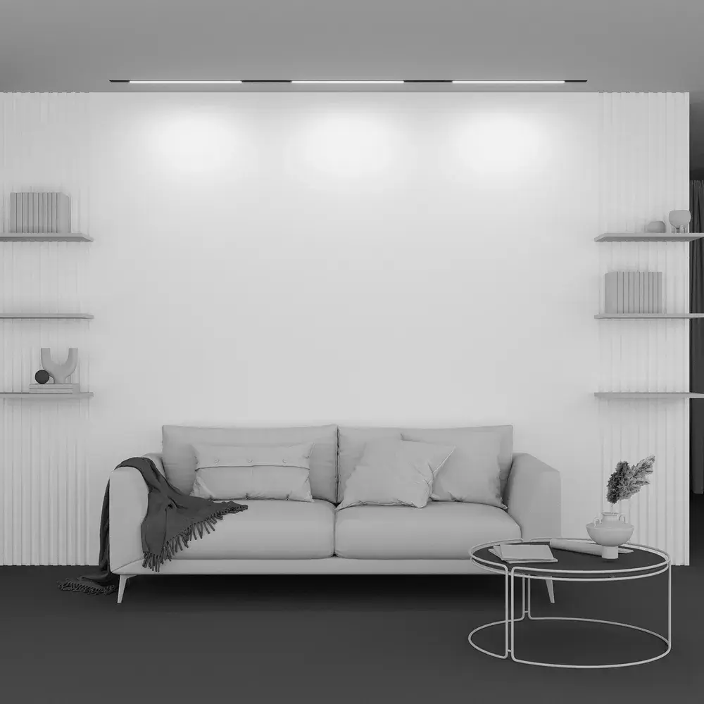 Трековый светильник Maytoni BASIS — магнитные, белый, ракурс 5