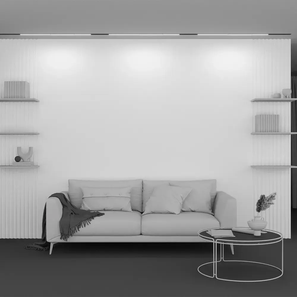 Трековый светильник Maytoni BASIS — магнитные, белый, ракурс 5