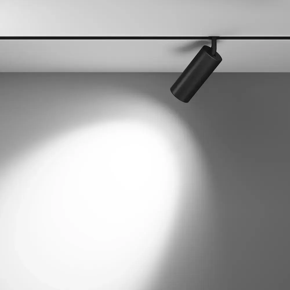 Трековый светильник Maytoni FOCUS LED EXILITY — магнитные, черный, ракурс 6
