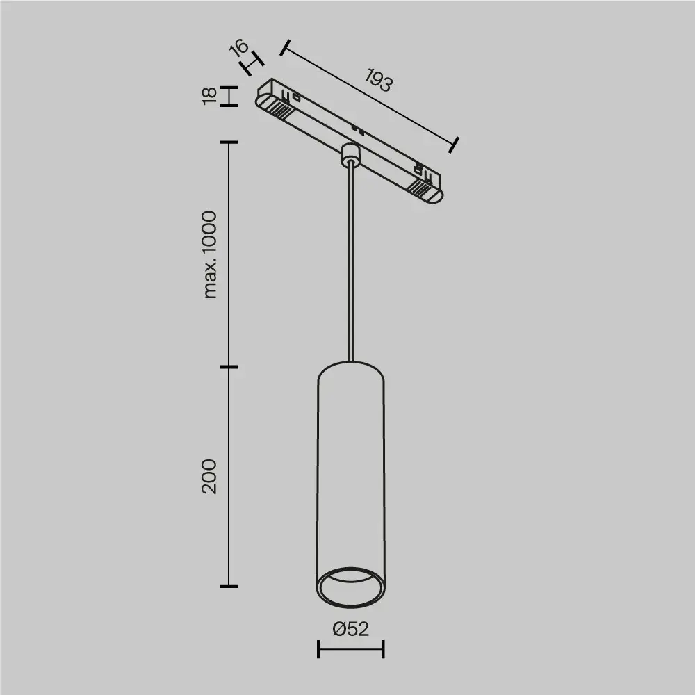 Трековый светильник Maytoni FOCUS LED — магнитные, латунь