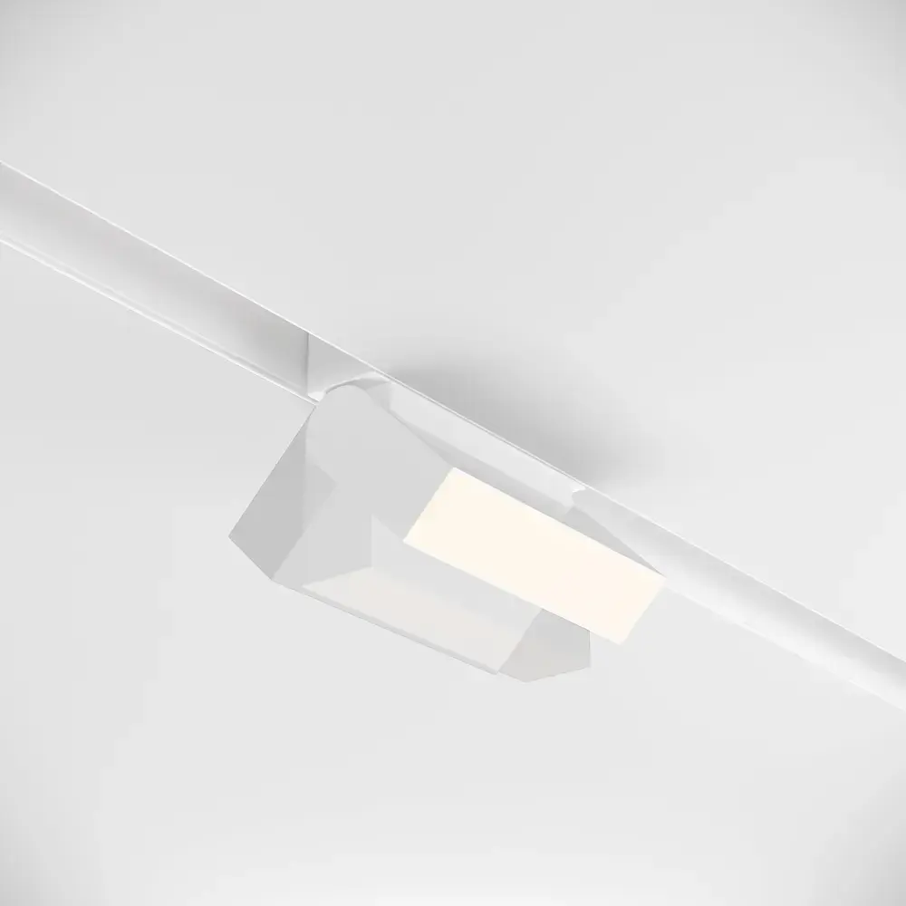 Трековый светильник Maytoni BASIS GRAVITY — магнитные, белый, ракурс 3