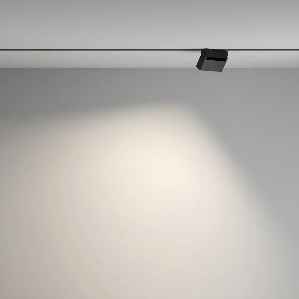 Шинопровод Maytoni BASIS GRAVITY — магнитные, черный, ракурс 6