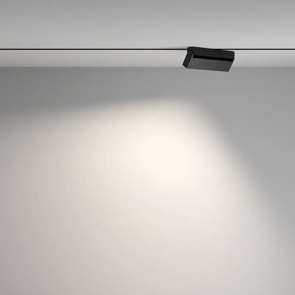 Шинопровод Maytoni BASIS GRAVITY — магнитные, черный, ракурс 6