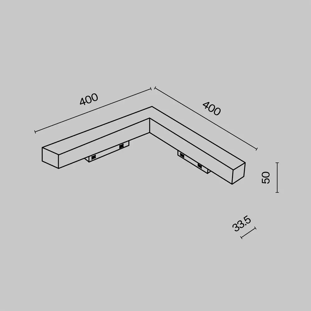 Трековый светильник Maytoni MAGNETIC TRACK SYSTEM GRAVITY — магнитные, белый