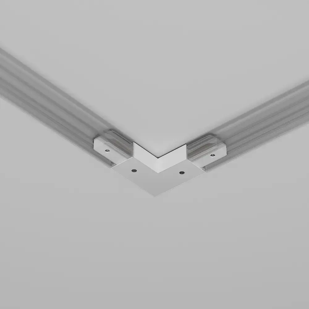 Коннектор Maytoni ACCESSORIES FOR TRACKS UNITY — однофазные, белый, ракурс 4