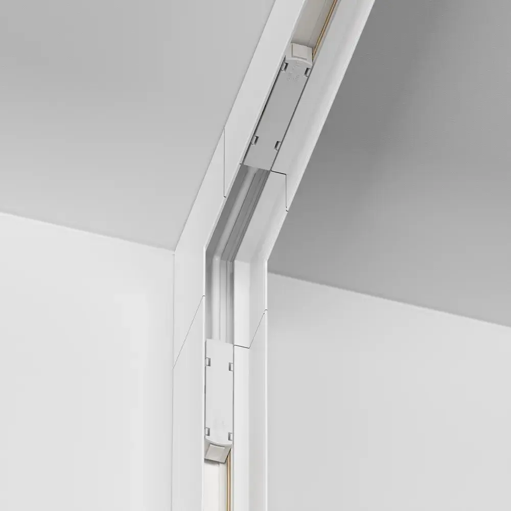 Коннектор Maytoni MAGNETIC TRACK SYSTEM — магнитные, белый, ракурс 3