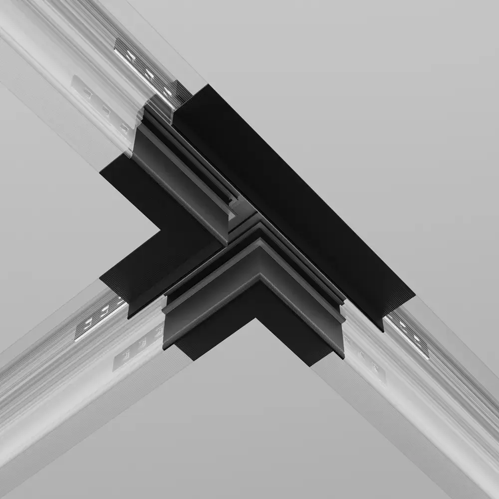 Коннектор Maytoni ACCESSORIES FOR TRACKS EXILITY — магнитные, черный