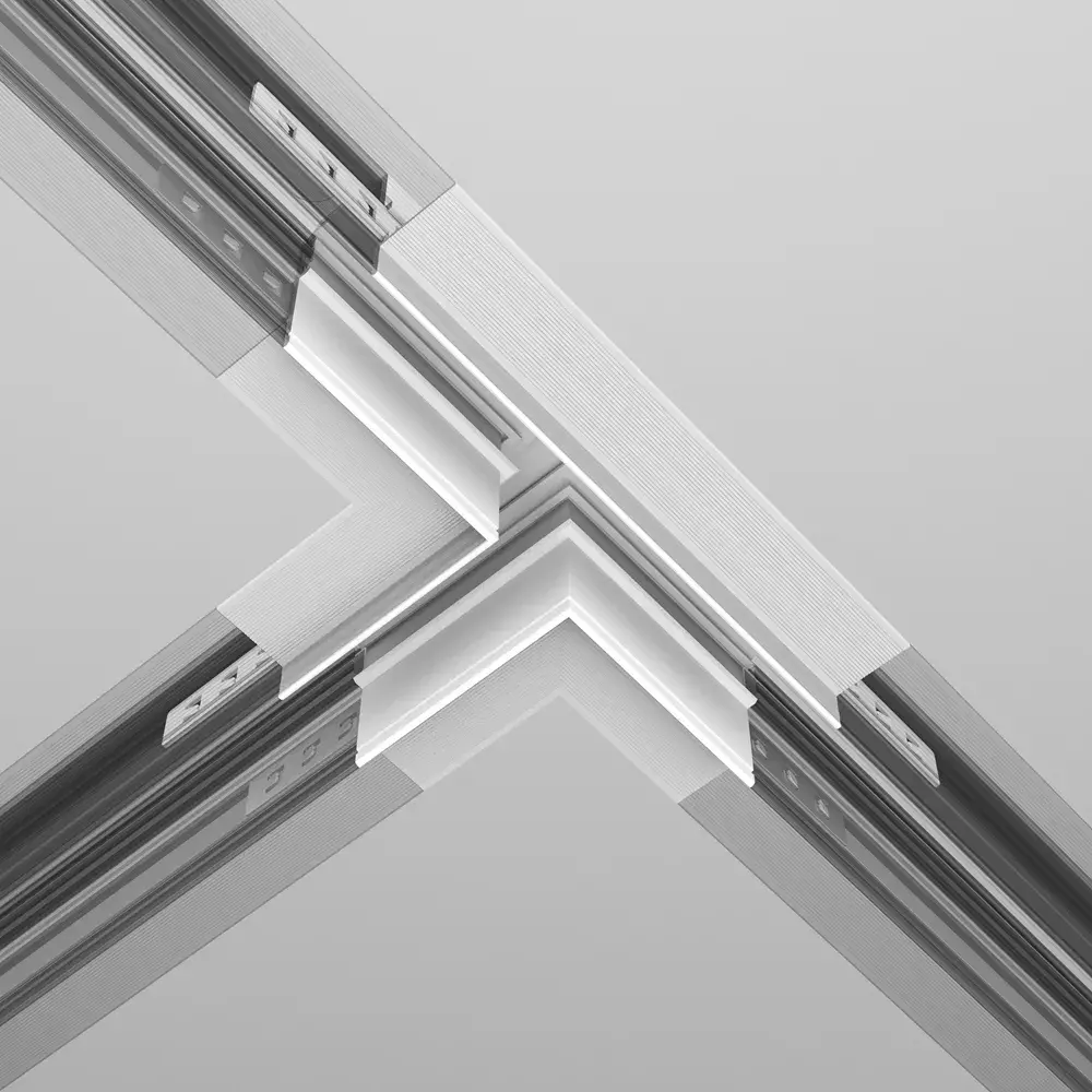 Коннектор Maytoni ACCESSORIES FOR TRACKS EXILITY — магнитные, белый