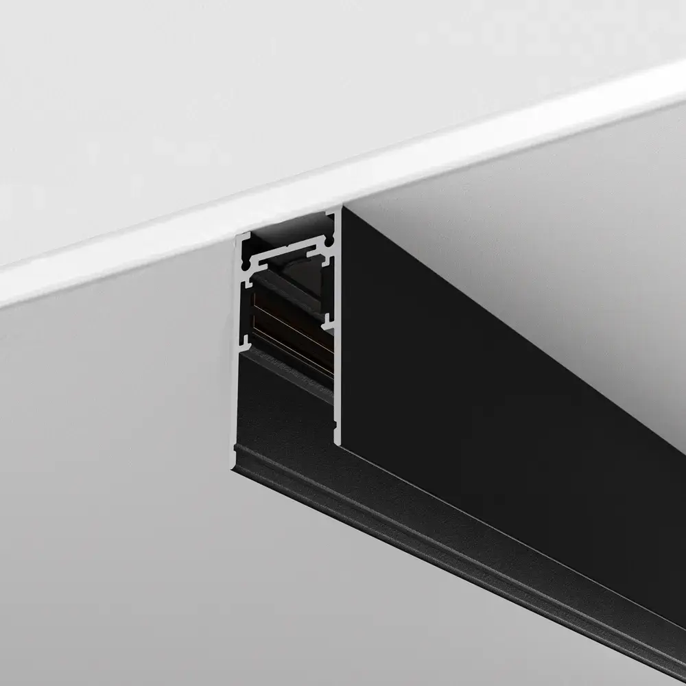 Шинопровод Maytoni ACCESSORIES FOR 20MM MAGNETIC TRACK SYSTEM EXILITY — магнитные, черный