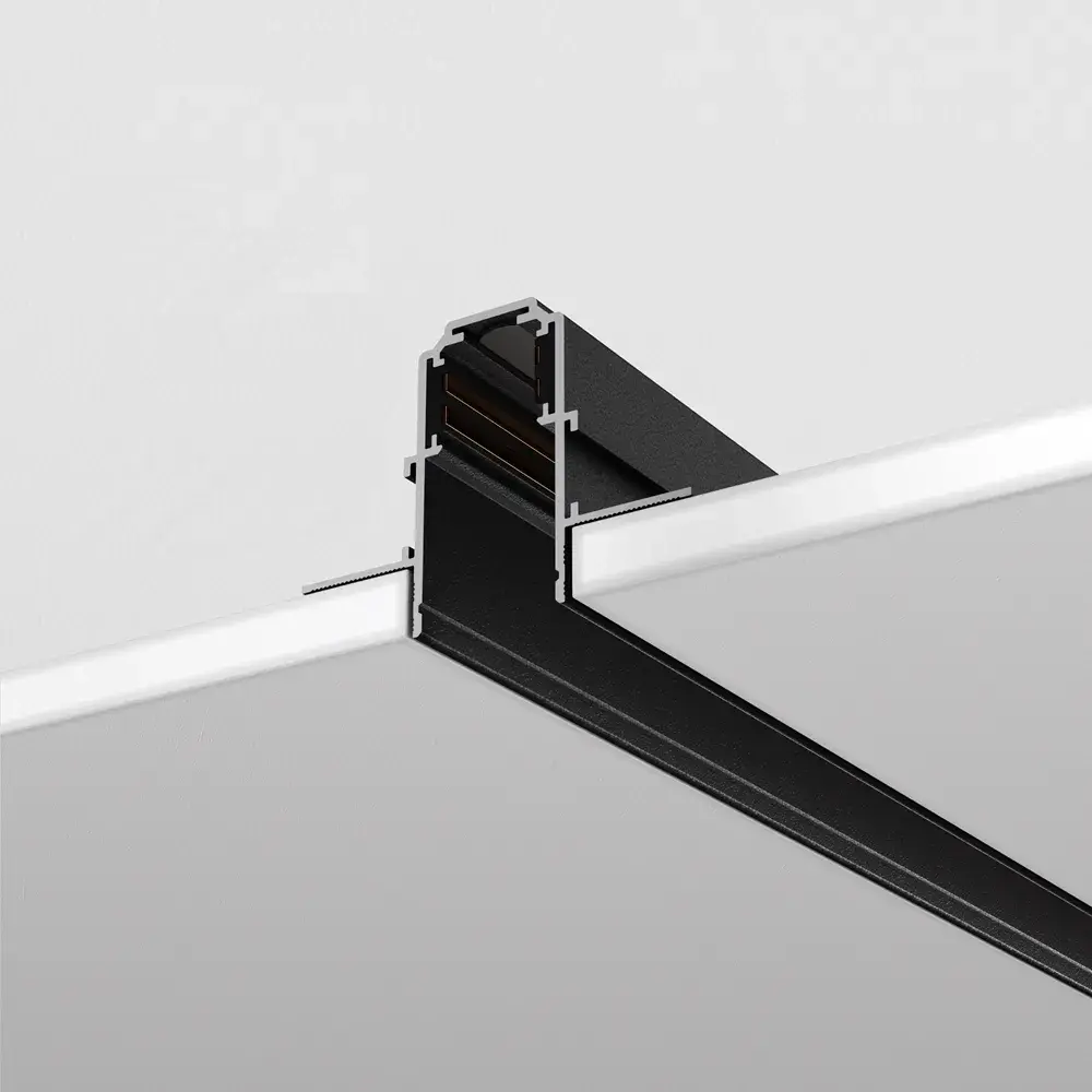 Шинопровод Maytoni ACCESSORIES FOR 20MM MAGNETIC TRACK SYSTEM EXILITY — магнитные, черный