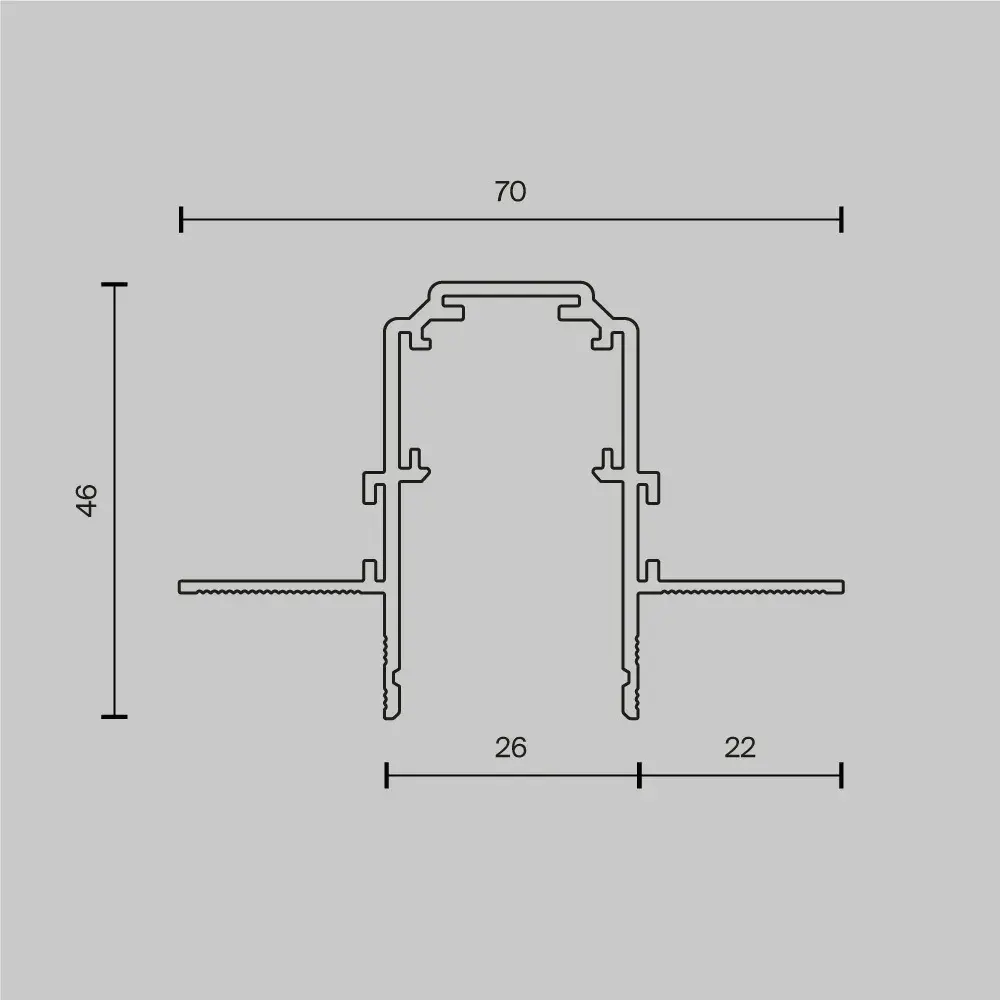 Шинопровод Maytoni BUSBAR TRUNKINGS EXILITY — магнитные, белый