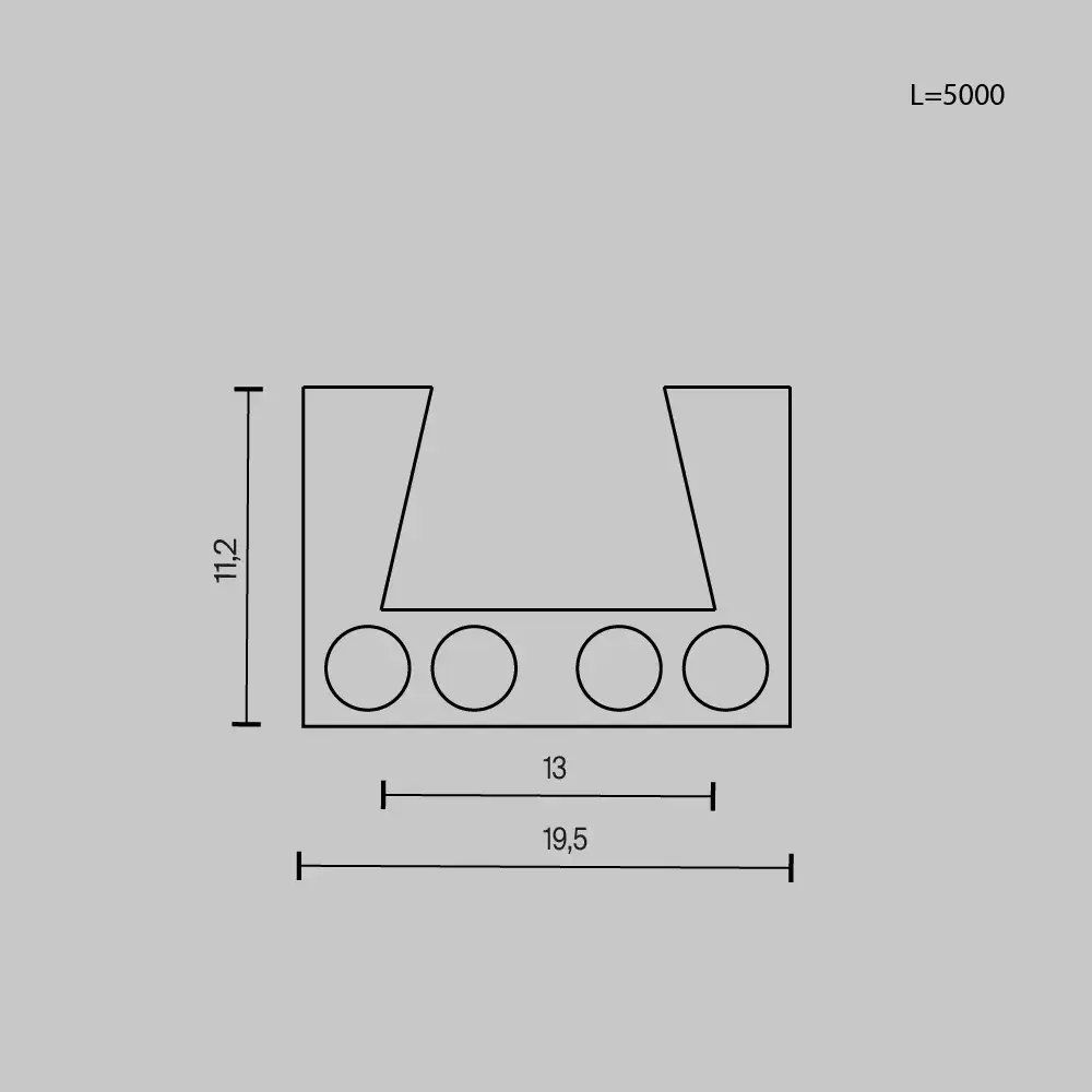 Шинопровод Maytoni BUSBAR TRUNKINGS ELASITY — магнитные, черный