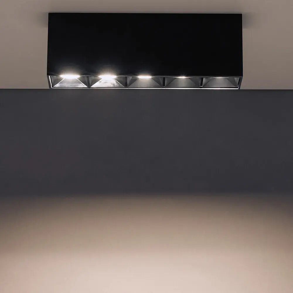 Точечный светильник Nowodvorski 10058 MIDI LED — черный, ракурс 2