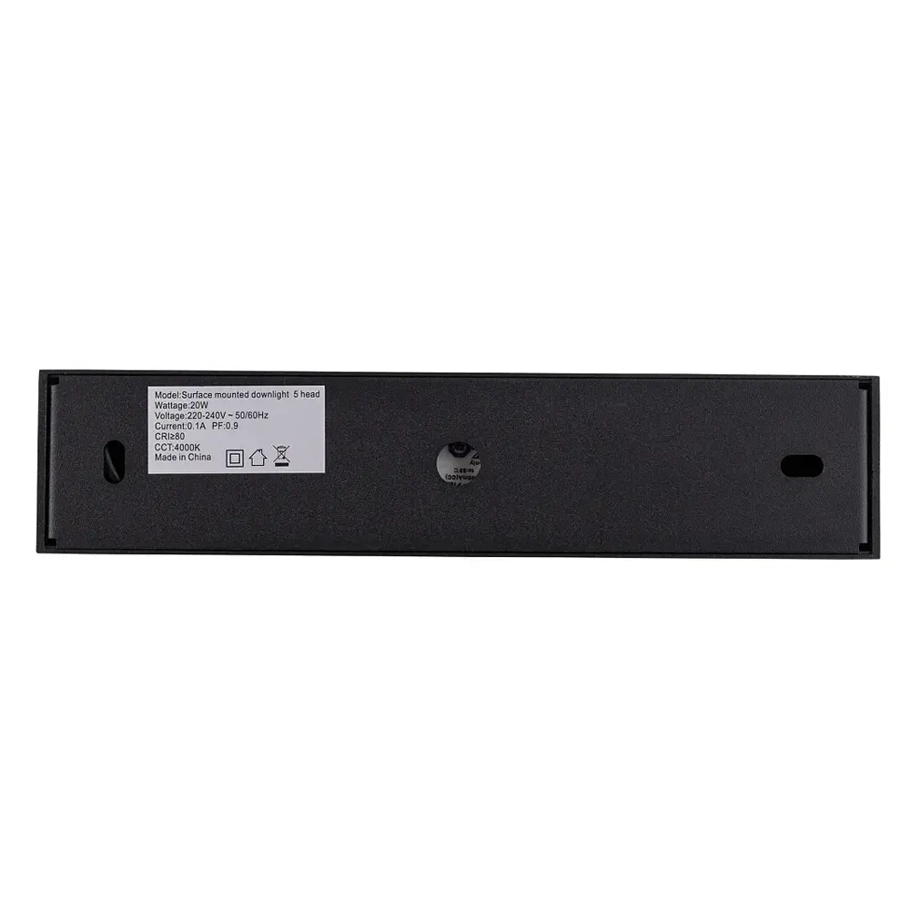 Точечный светильник Nowodvorski 10058 MIDI LED — черный, ракурс 5