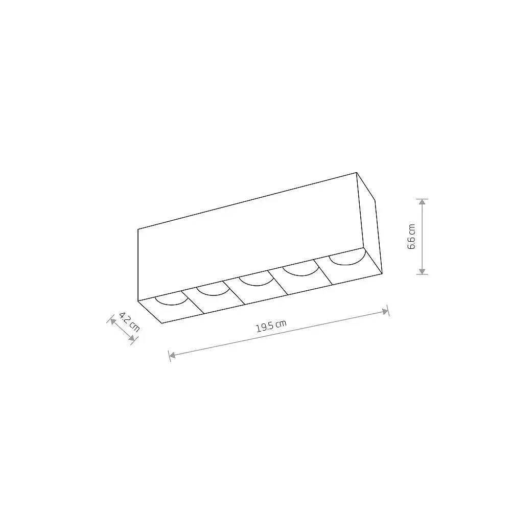 Точечный светильник Nowodvorski 10058 MIDI LED — черный