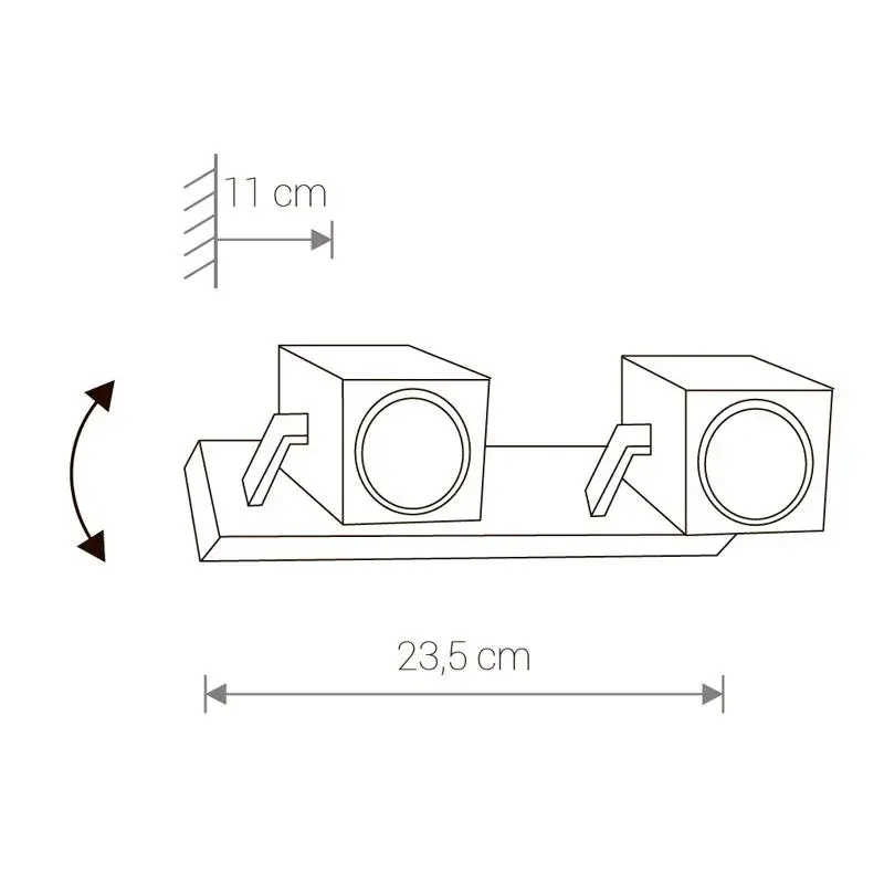 Спот Nowodvorski 6523 CUBOID — белый