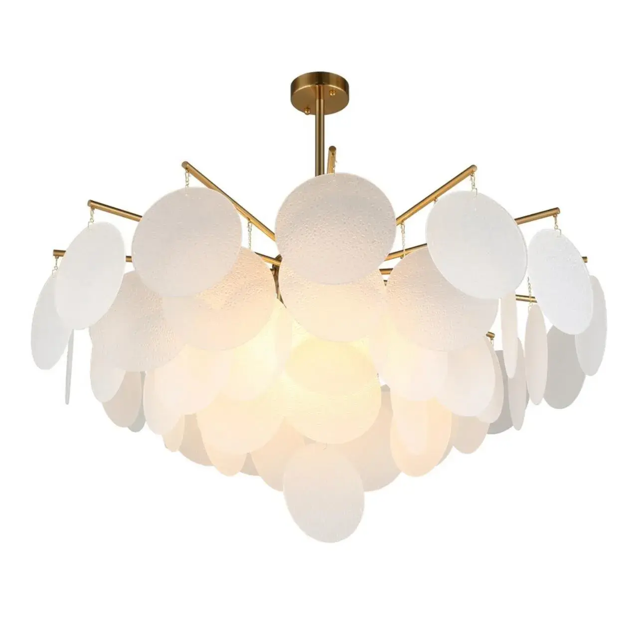 Люстра Omnilux OML-67407-08 LERICI — золотой