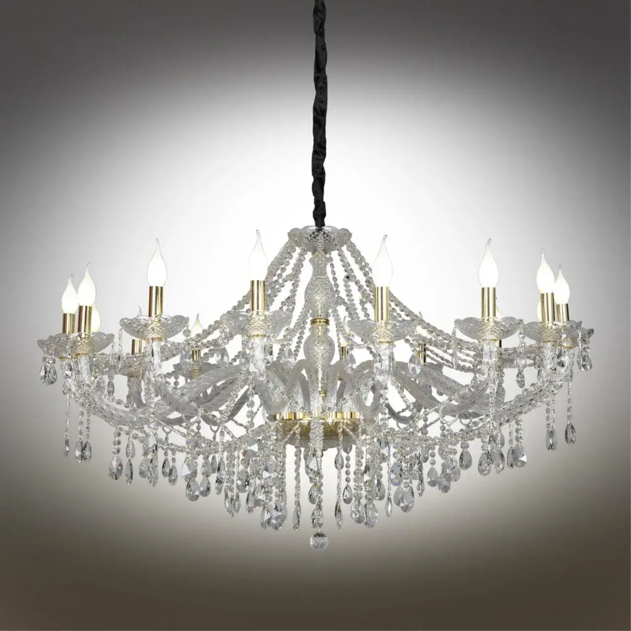 Люстра Omnilux OML-70003-16 AGLIENTU — золотой, ракурс 2