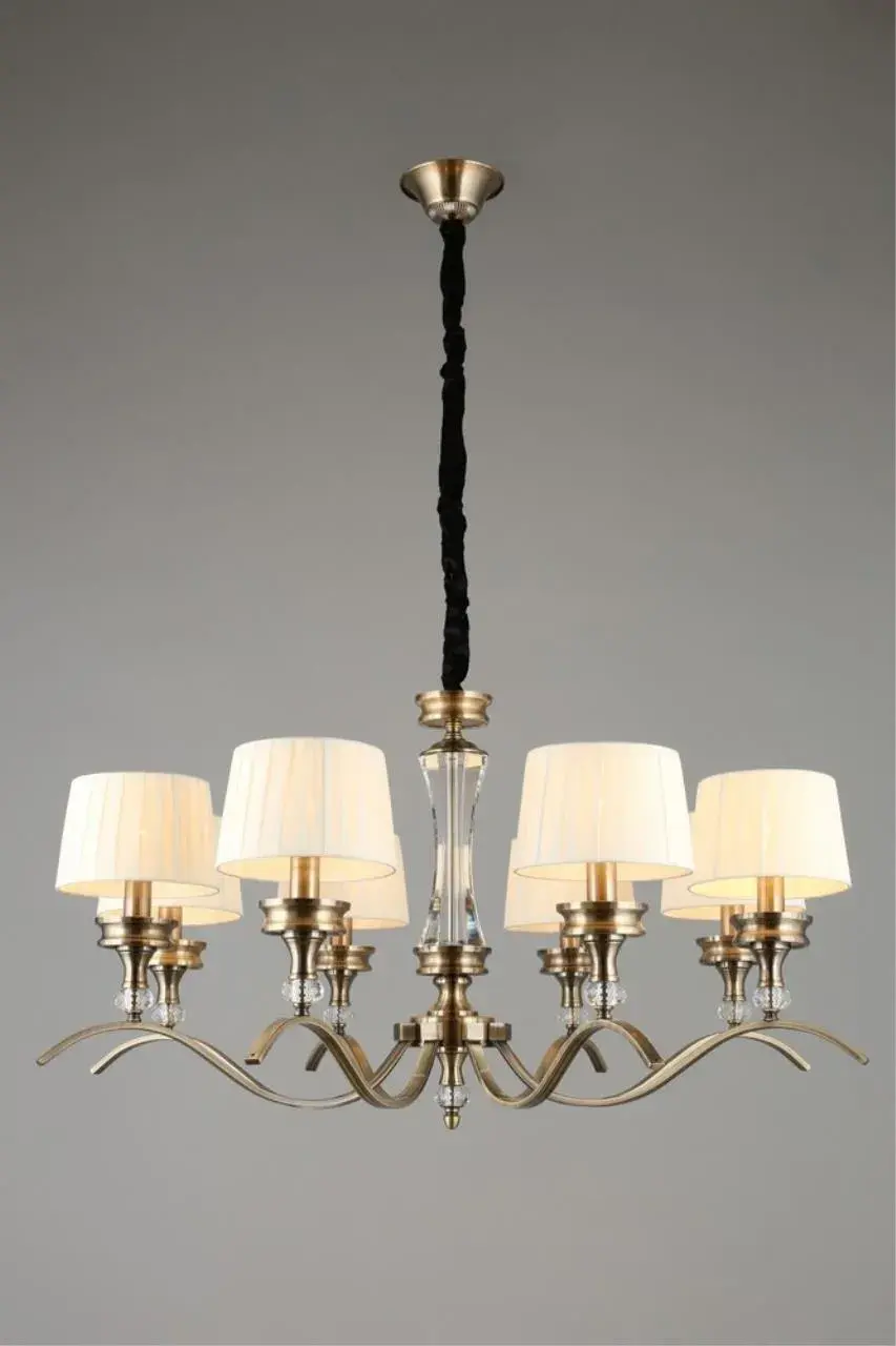 Люстра Omnilux OML-88413-08 AROSIO — бронза, ракурс 3