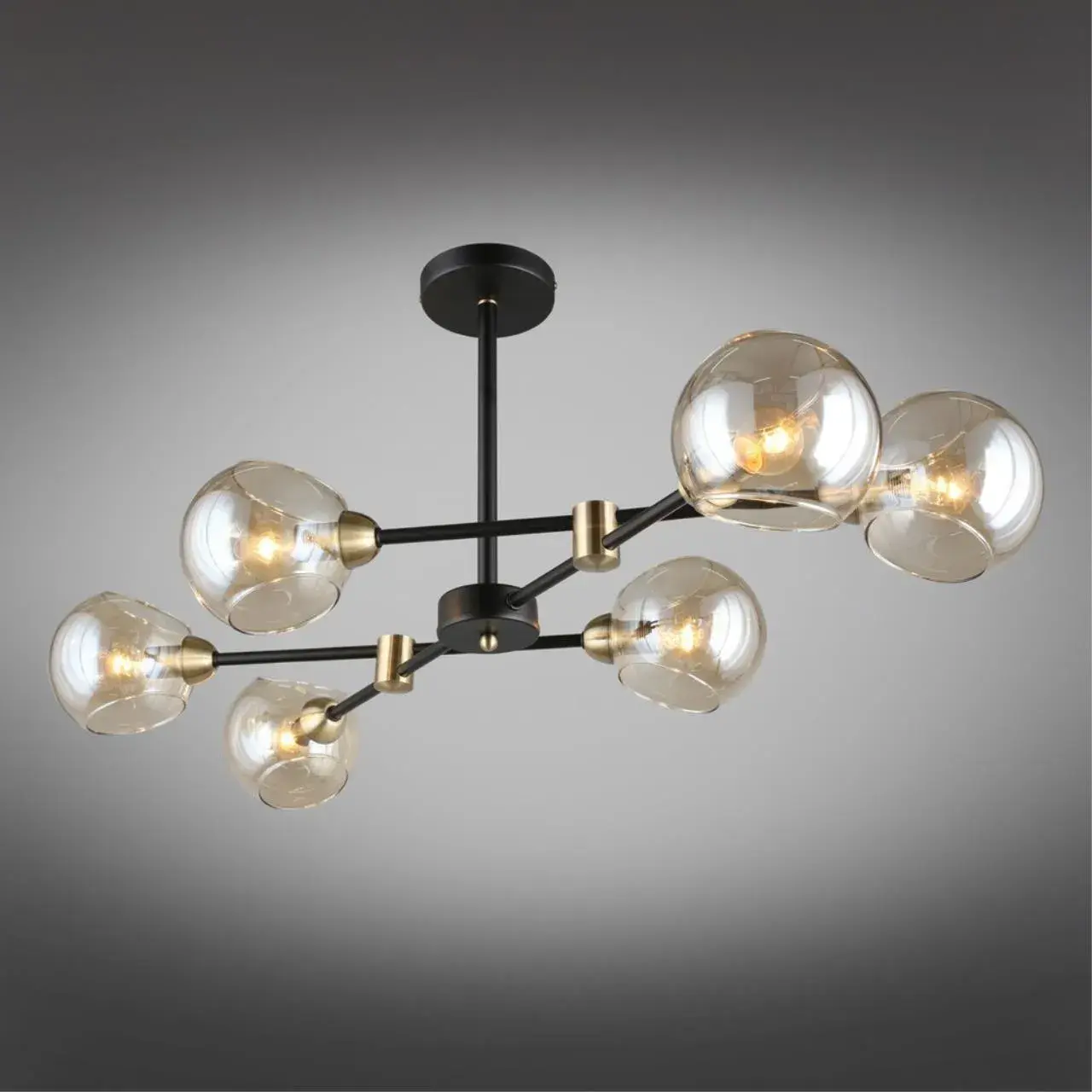 Люстра Omnilux OML-94207-06 FASANO — черный, ракурс 2