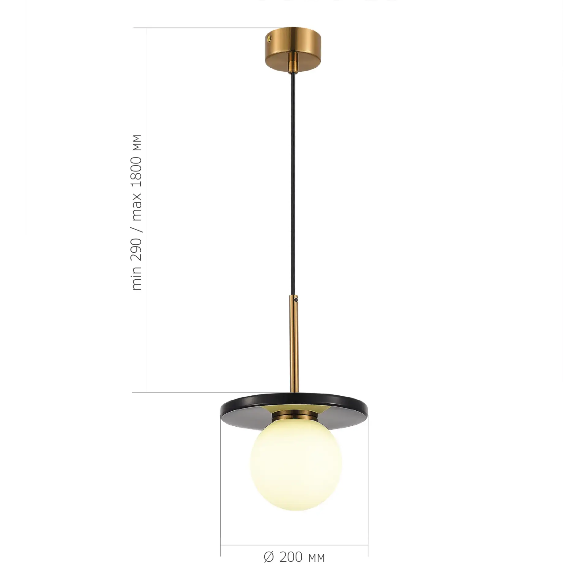 Светильник ST Luce SL1191.343.01 НЕБУЛА — латунь, ракурс 4