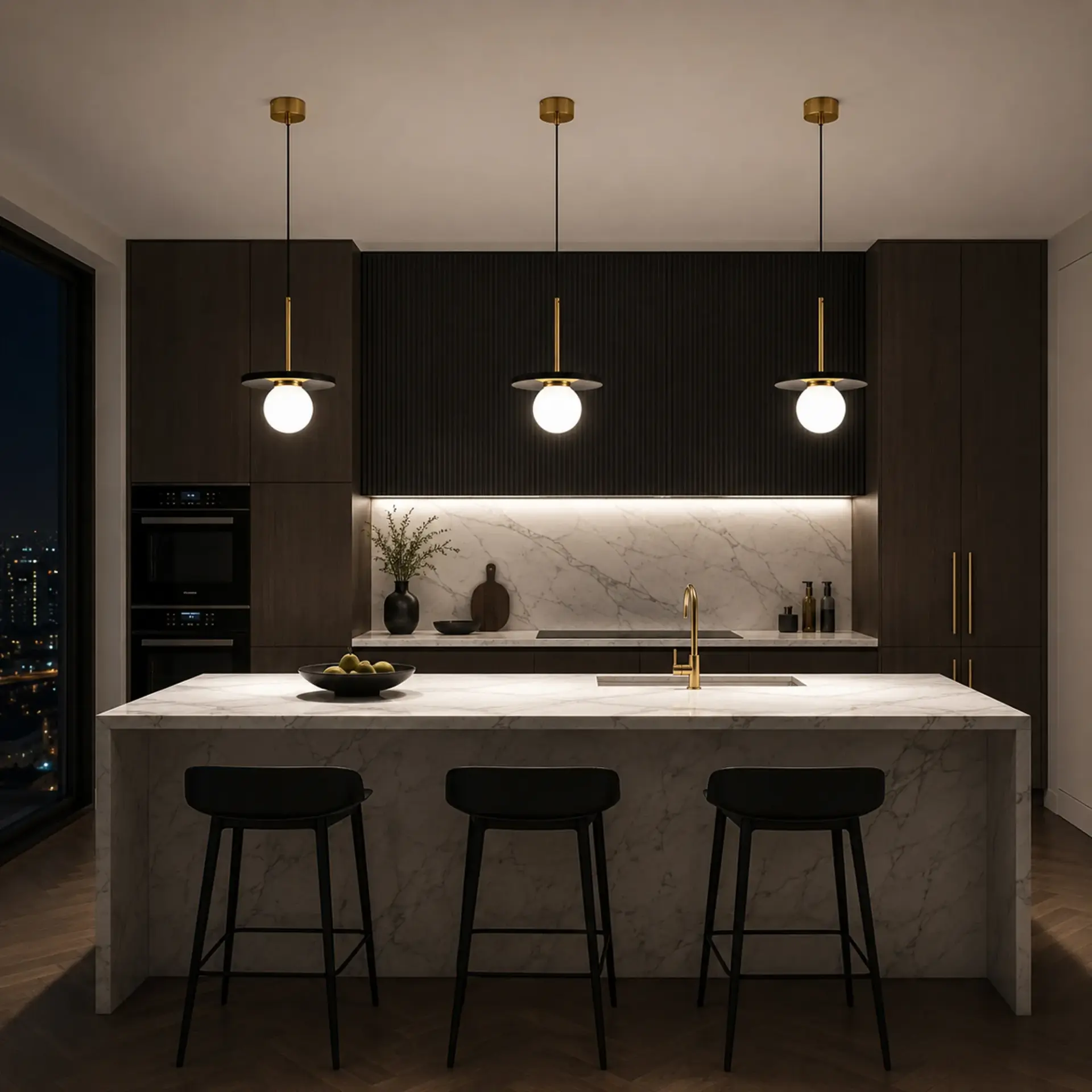 Светильник ST Luce SL1191.343.01 НЕБУЛА — латунь, ракурс 5