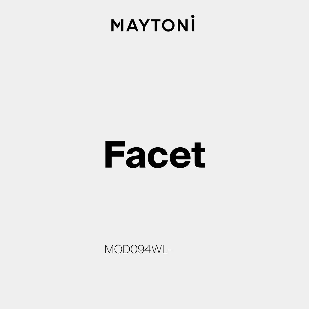 Видеообзор — Накладное бра Maytoni FACET — прозрачный