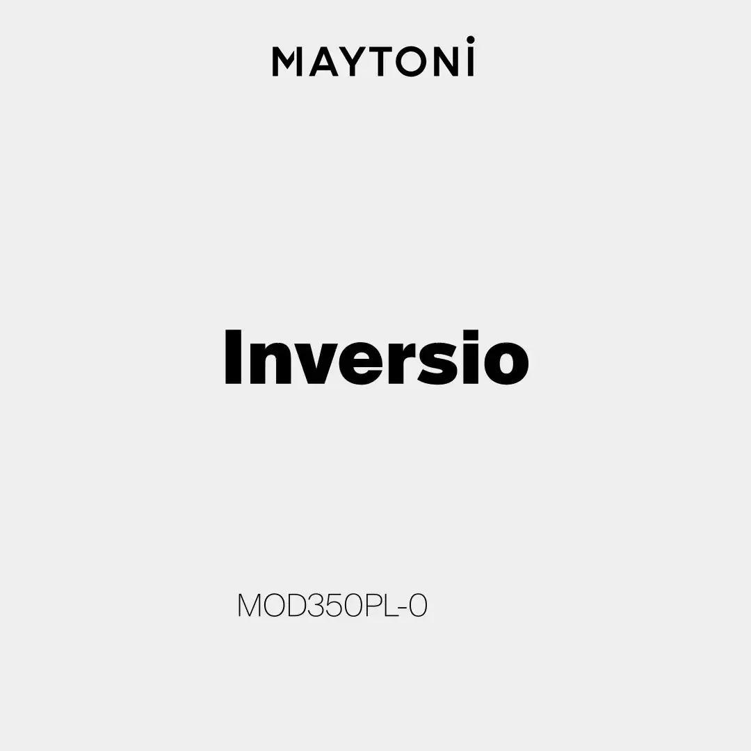 Видеообзор — Подвесной светильник Maytoni INVERSIO — белый