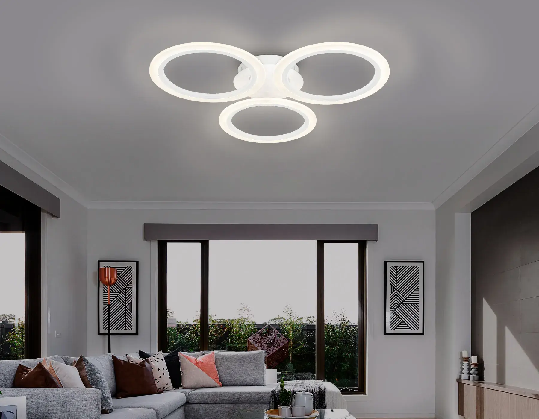 Люстра Ambrella Light FA4052 — белый, ракурс 2
