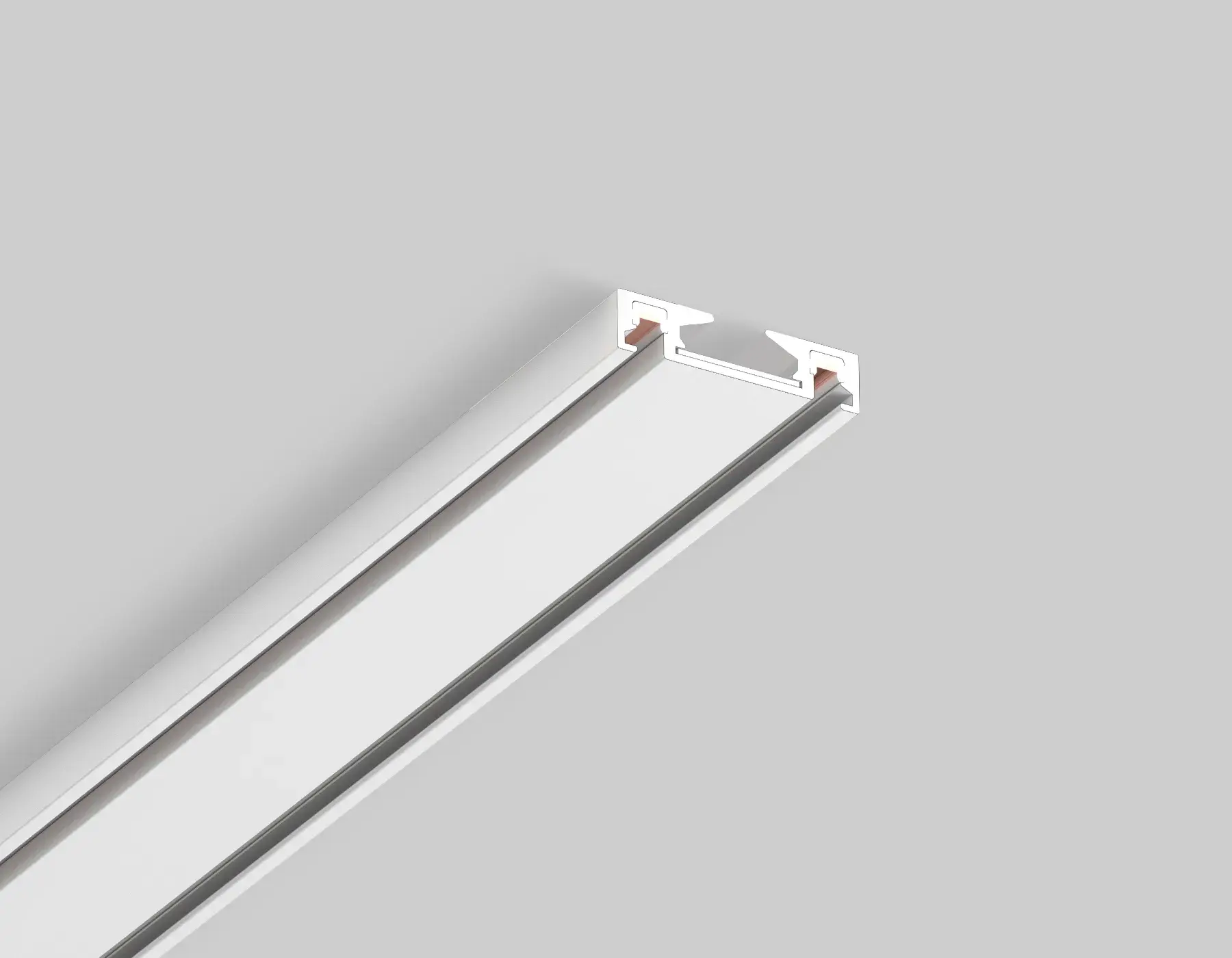 Шинопровод накладной Magnetic Ultra slim 26 48В белый 2м Ambrella Light GV1009, ракурс 2