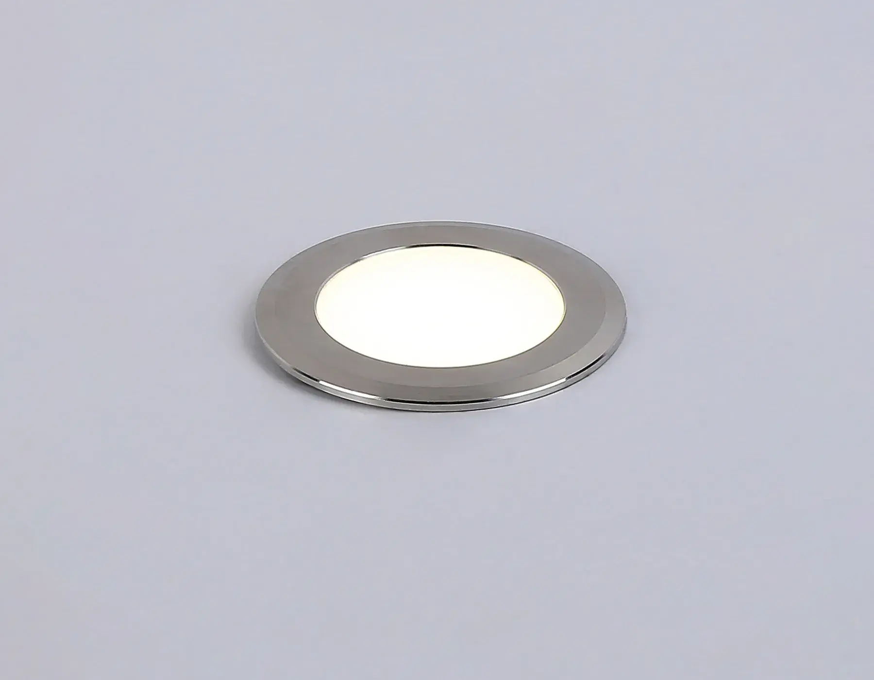 Встраиваемый в дорогу светильник Ambrella Light ST6513 — никель, ракурс 3
