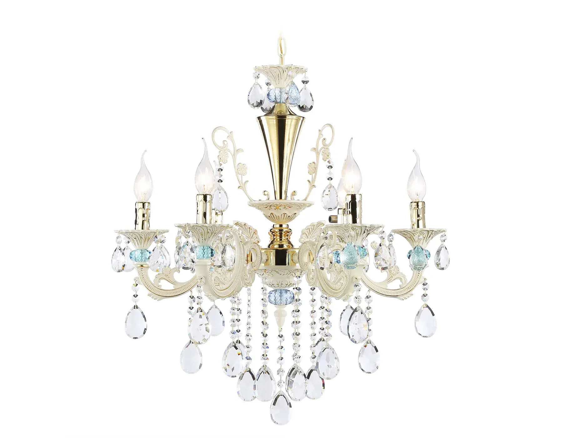 Люстра Ambrella Light TR4923 — белое золото