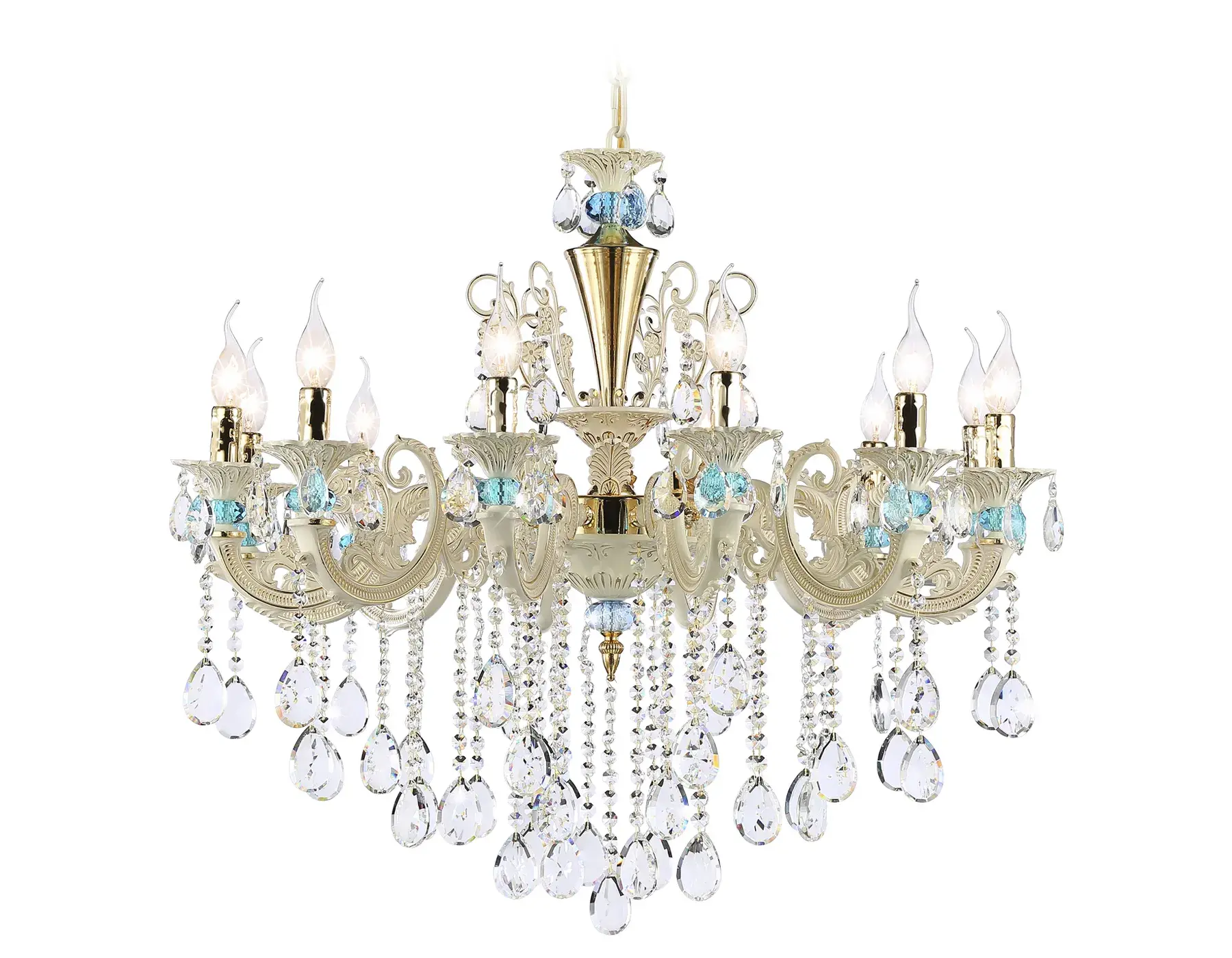 Люстра Ambrella Light TR4929 — белое золото